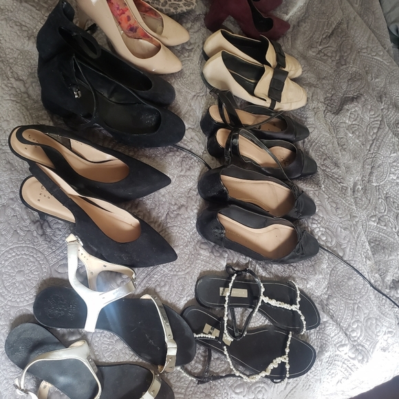 Lot of 10 size 11 assorted branded used shoes